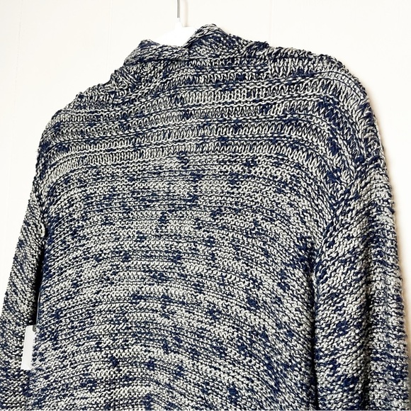 Anthropologie NWT Akemi + Kin Alta Cardigan XS‎ navy blue chunky open longline - Picture 8 of 14